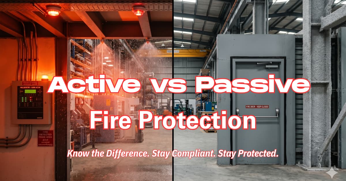 Active vs Passive Fire Protection: Key Differences Every Indian Business Owner Must Know